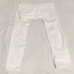 Sneak peek Women's Distressed Soft White Jeans